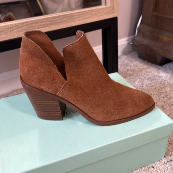 Steve Madden Ayla Brown Suede Bootie Boot Shoe - Picture 10 of 11